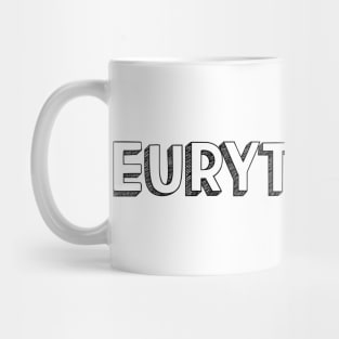 Eurythmics <//> Typography Design Mug